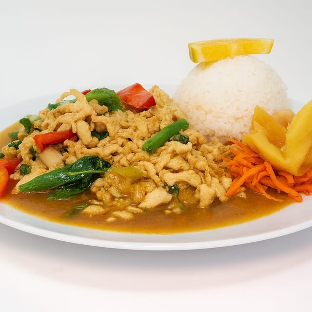 Ga Pow Chicken.