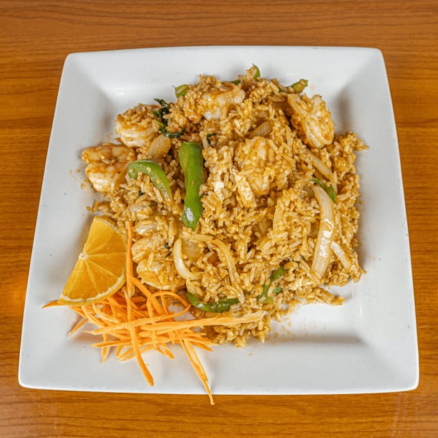 Spicy Basil Fried Rice.
