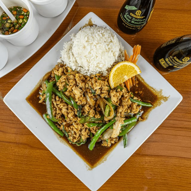 Ga Pow Chicken.